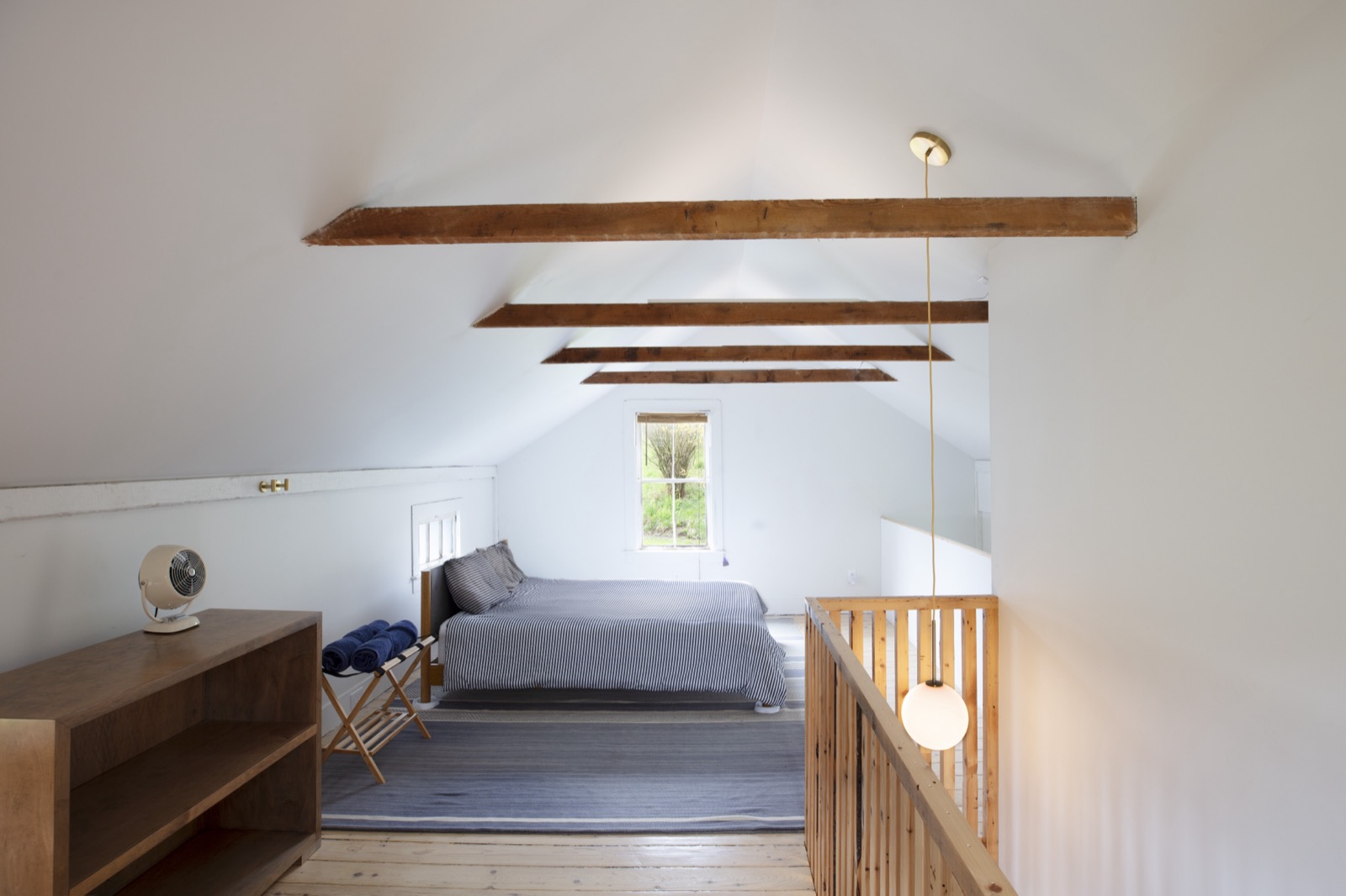 view of upstairs loft bedroom
